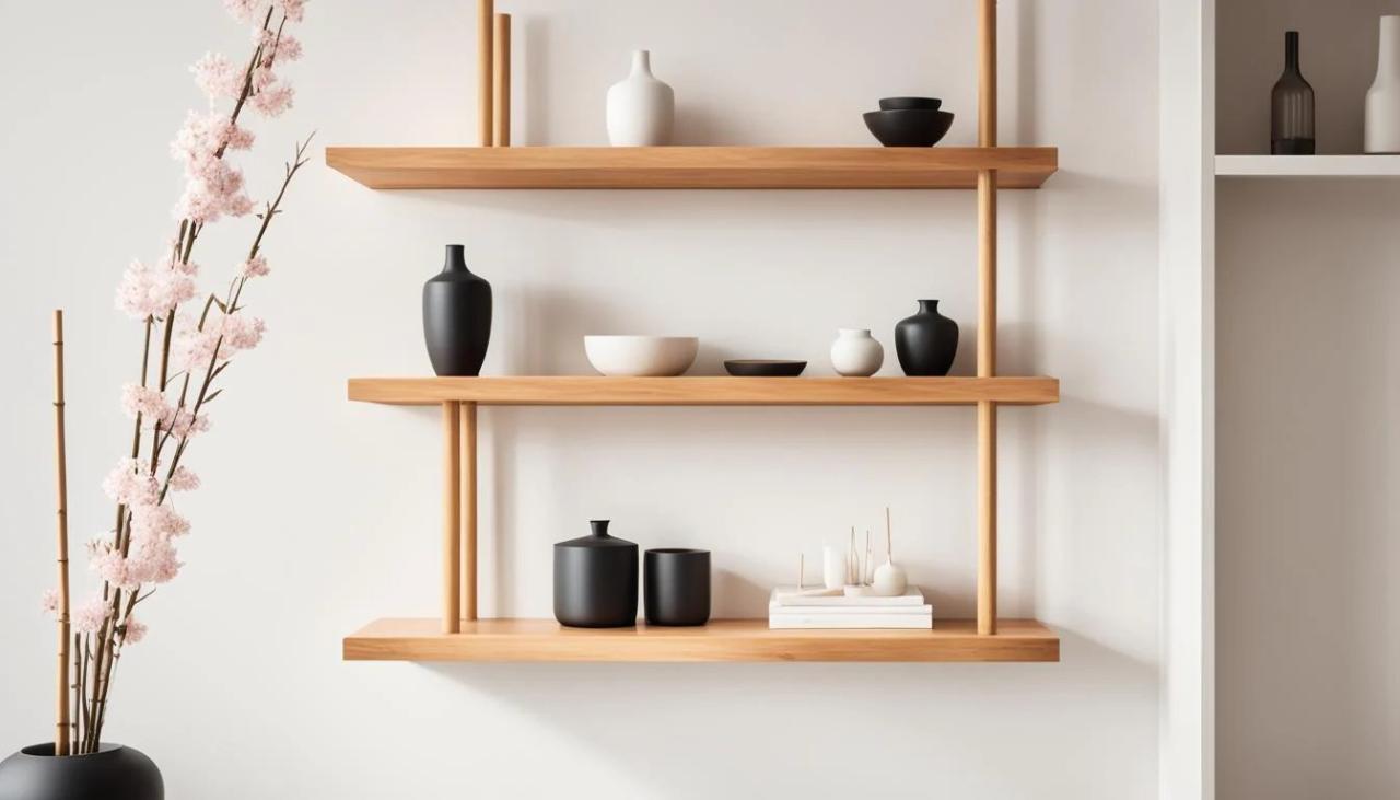 Japandi Open Shelves Ideas for Modern Homes - Mojo Boutique Japandi Open Shelves Ideas for Modern Homes - Mojo Boutique